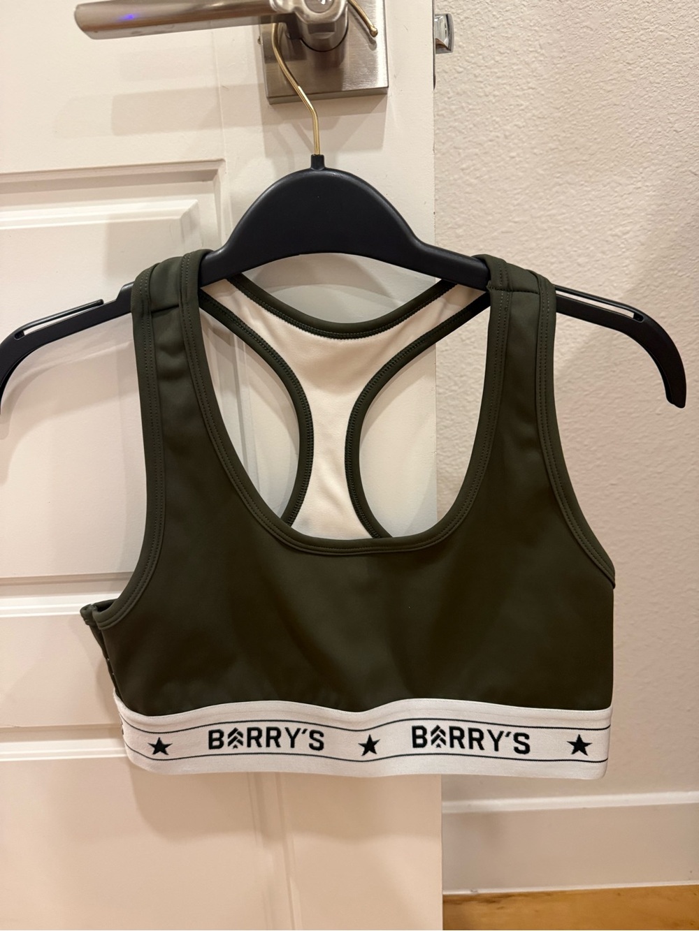 Barry’s Bootcamp Green Racerback Sports Bra - Medium